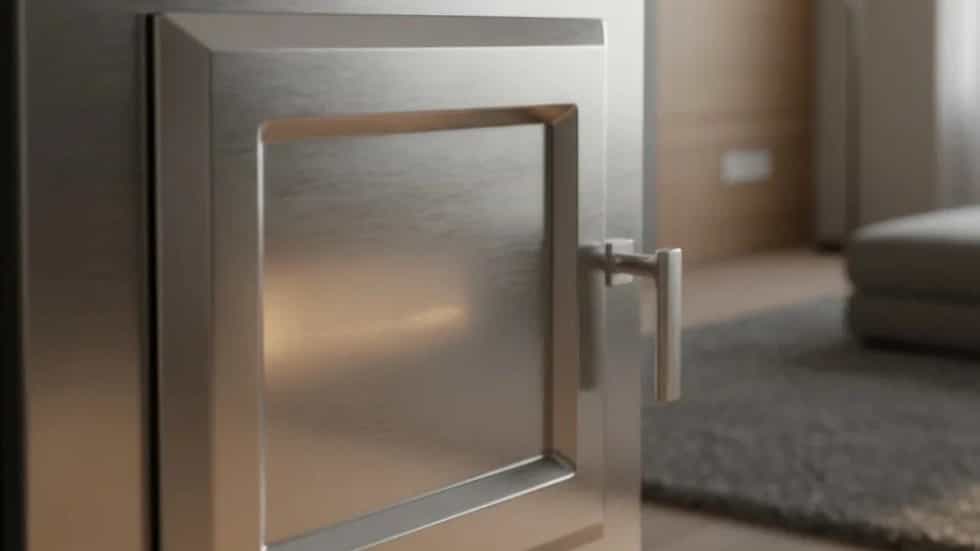 The price of steel heater door